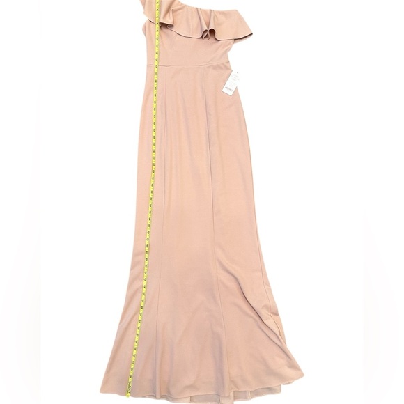 SHOW ME YOUR MUMU Florentine Maxi Dress Pink One Shoulder Women XS $188 MSRP NWT - Picture 14 of 15
